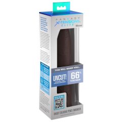   X-TENSION Elite - cut-to-size penis sheath with open end (brown)