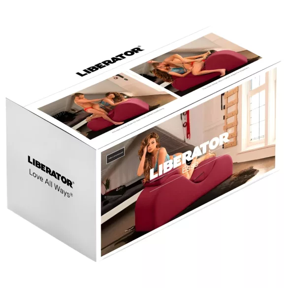 Liberator Esse Lounger - tantra křeslo polohovací - 3dílné - červené