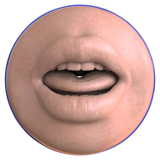 Fleshlight Boost Blow - realistický masturbátor do úst (přírodní)