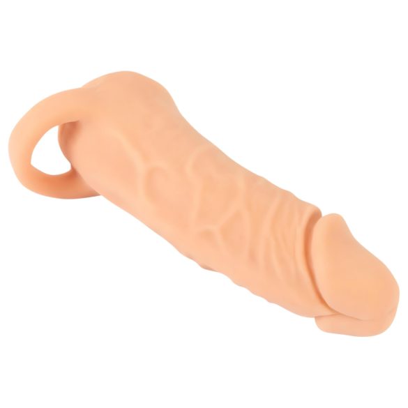 Nature Skin - návlek na penis a umělá vagína - 18 cm - tělová