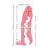 Nature Skin - návlek na penis a umělá vagína - 18 cm - tělová