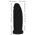 realistixxx Real Giant - giga dildo - 30 cm (černý)