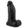 Realistixxx - realistický dildo s varlaty - velký - černý - 22 cm