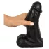 Realistixxx - realistický dildo s varlaty - velký - černý - 22 cm