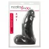 Realistixxx - realistický dildo s varlaty - velký - černý - 22 cm