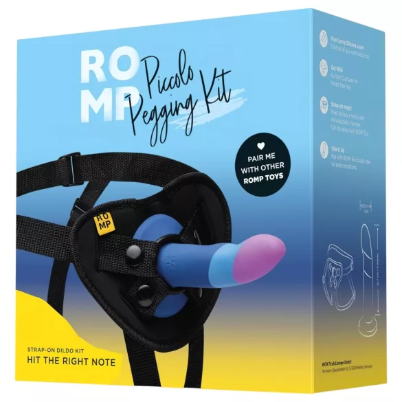 ROMP Piccolo - pegging sada - černá/modrá