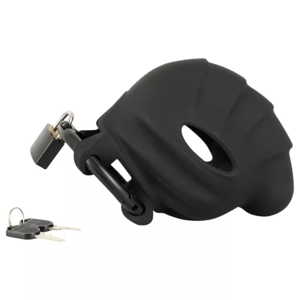 Black Velvets - klec na penis a varlata - černá