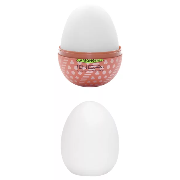 TENGA Egg Combo Stronger - vajíčko masturbátor - pevný stimulátor