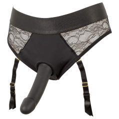 You2Toys - připínací dildo s kalhotkami - černé