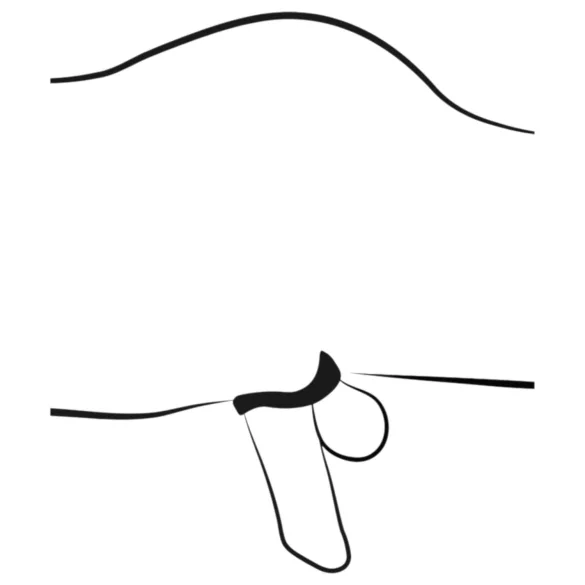 You2Toys - klec na penis s plugem - černá