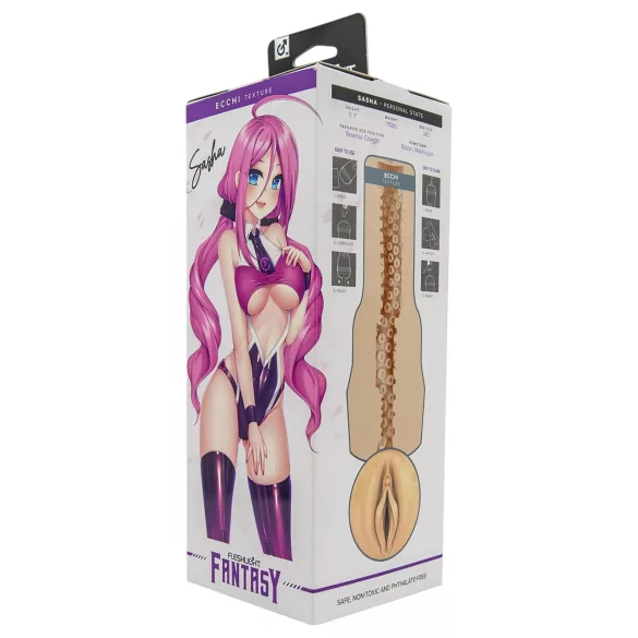 Fleshlight - umělá vagína - Sasha Nakamoto Ecchi - realistická barva