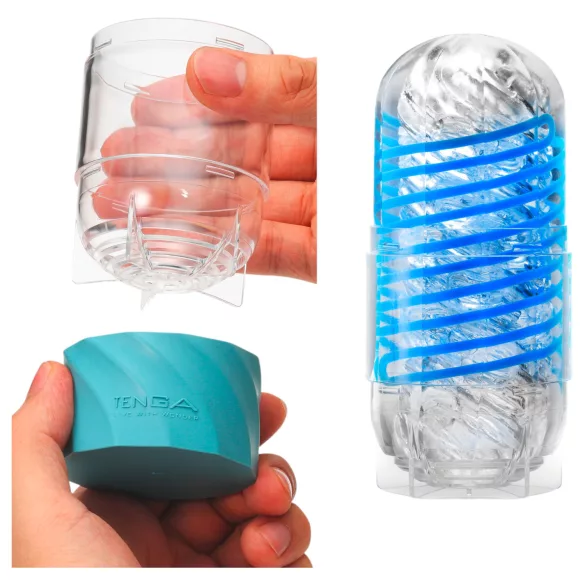 TENGA Spinner DX - masturbátor (průhledný)