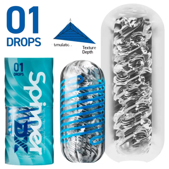 TENGA Spinner DX - masturbátor (průhledný)