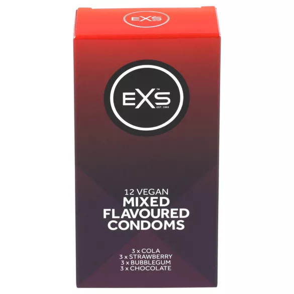EXS - kondomy - mix příchutí - 12 kusů