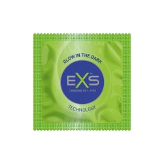 EXS Glow - veganský svítící kondom (100ks)