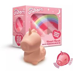   Unihorn Heart Throb - dobíjecí stimulátor klitorisu s jednorožcem (růžový)