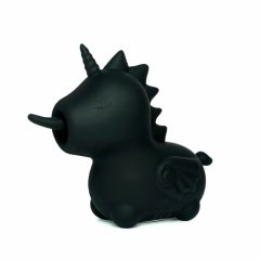   Unihorn Wild Spirit - dobíjecí stimulátor klitorisu s jednorožcem (černý)