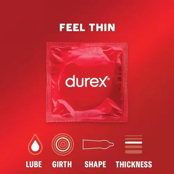 Durex - kondomy - ultra tenké pro přirozený pocit - 18 ks