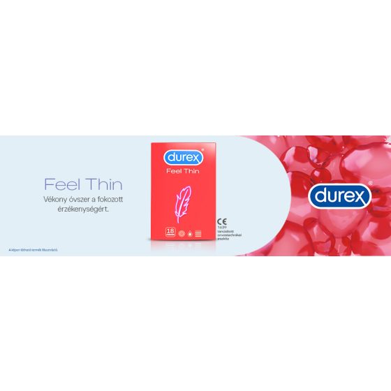 Durex ultra tenké kondomy pro ještě intenzivnější pocit (18ks)