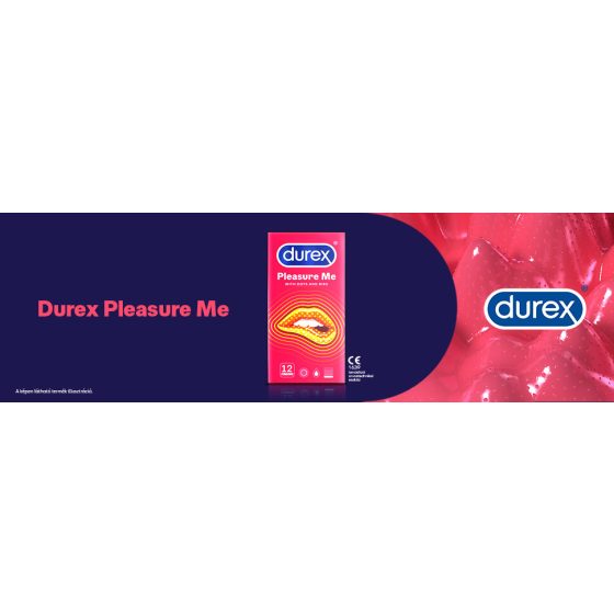 Durex Emoji PleasureMe - vroubkované-tečkované kondomy (12ks)