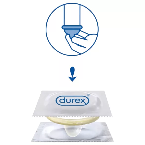 Durex Invisible Slim - tenké kondomy - 10 ks