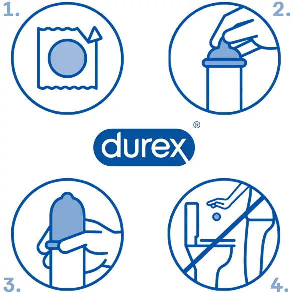 Durex Invisible Slim - tenké kondomy - 10 ks