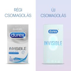  Durex Invisible Extra Thin - extra senzibilní kondomy (10ks)