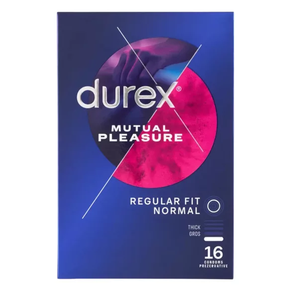 Durex Mutual Pleasure - stimulační kondomy s oddalujícím účinkem (16 ks)