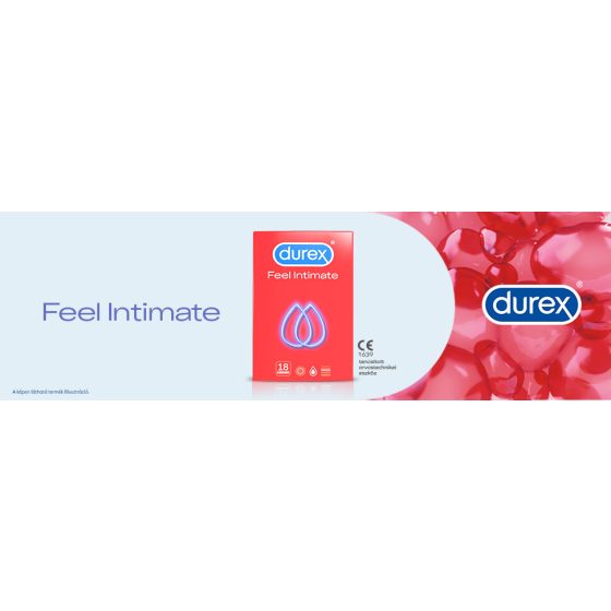 Durex Feel Intimate - tenkostěnné kondomy (18 ks)