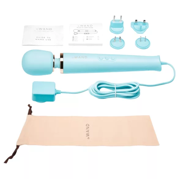 le Wand - masážní vibrátor do sítě - exkluzivní - modrý