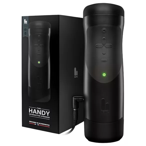 The Handy 1.1 - automatický masturbátor - chytrý VR ovladač - černý