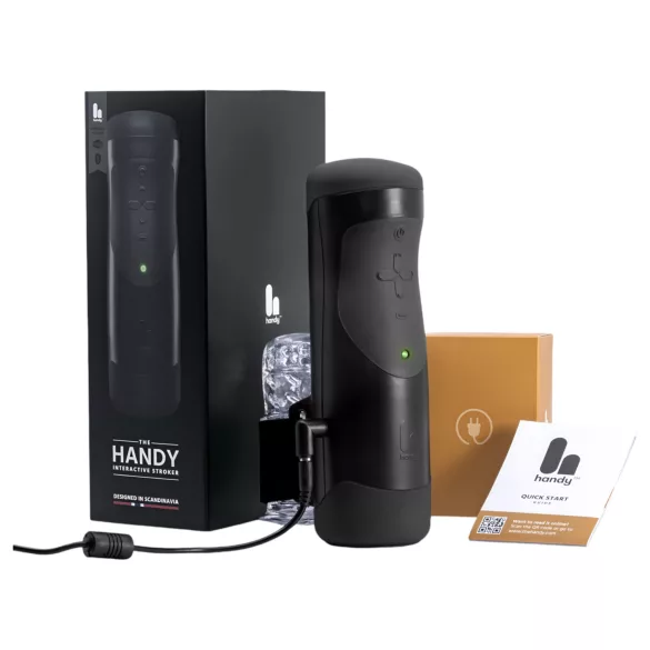 The Handy 1.1 - automatický masturbátor - chytrý VR ovladač - černý