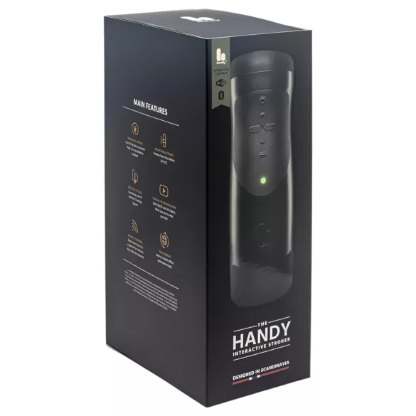 The Handy 1.1 - automatický masturbátor - chytrý VR ovladač - černý