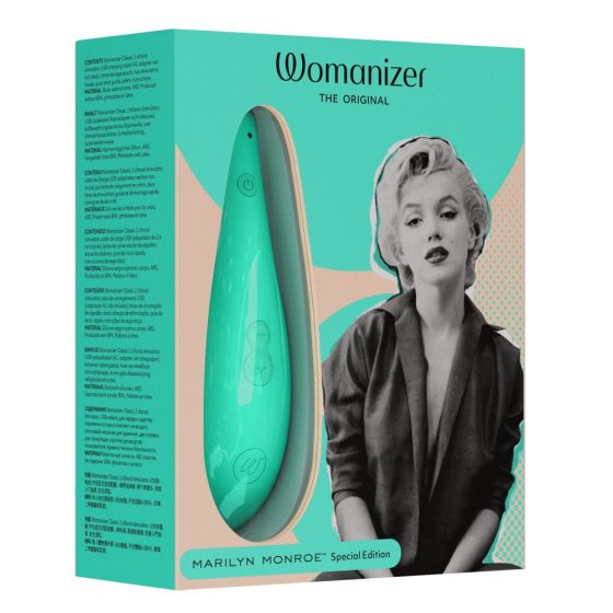 Womanizer Marilyn Monroe Special - dobíjecí stimulátor klitorisu (tyrkysový)
