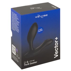 We-Vibe Vector+ - dobíjecí, vodotěsný, inteligentní anální vibrátor (černý)