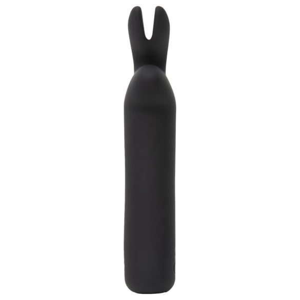 Happyrabbit Bullet - dobíjecí králičí mini vibrátor (černá)