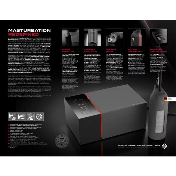 Suck-O-Mat 3.0 - automatický masturbátor - elektrický