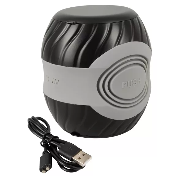 You2Toys - masturbátor se 2 motory - silikon - šedá