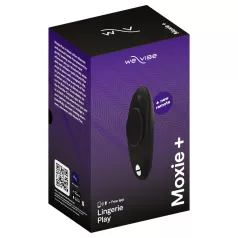   We-Vibe Moxie+ - nositelný klitorální vibrátor s aplikací a dálkovým ovládáním (černý)
