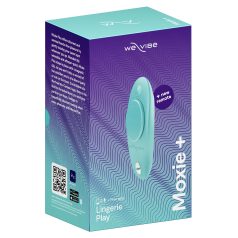   We-Vibe Moxie+ - chytrý, bezdrátový klitorisový vibrátor (tyrkysový)