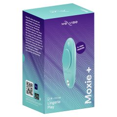   We-Vibe Moxie+ - dobíjecí, rádiem řízený, inteligentní vibrátor na klitoris (tyrkysový)