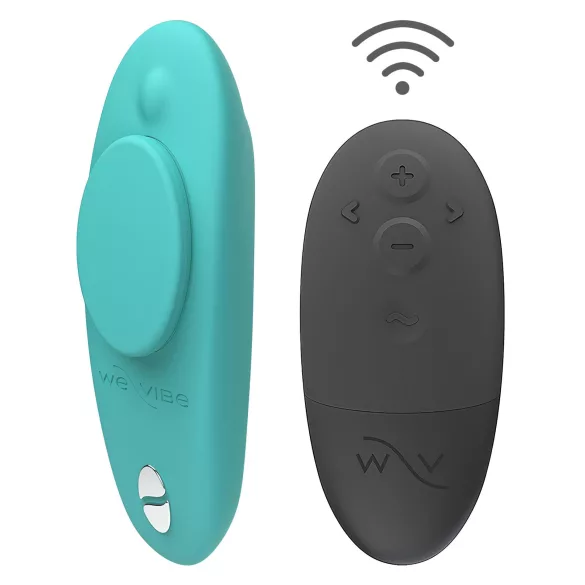 We-Vibe Moxie+ - bezdrátový, chytrý vibrační stimulátor klitorisu (tyrkysový)