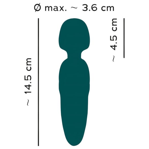 You2Toys Petite - vibrační masážní strojek - dobíjecí, zelený