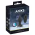 ANOS - svítící vibrační anální kolík (černý)