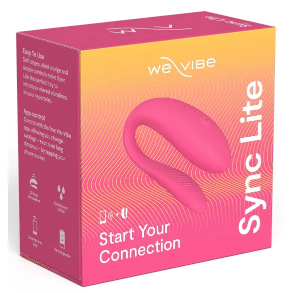 We-Vibe Sync Lite - párový vibrátor - chytrý, dálkový ovladač - růžový