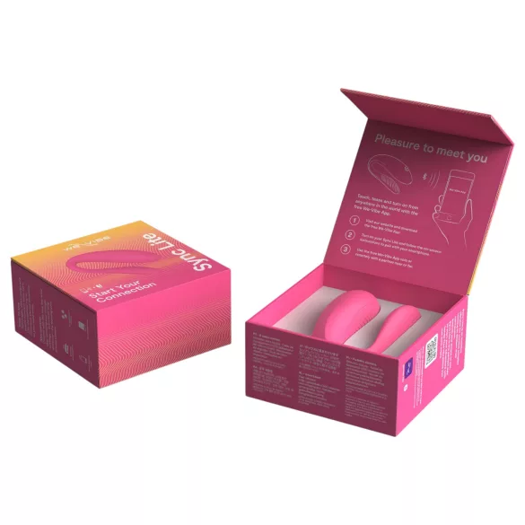 We-Vibe Sync Lite - párový vibrátor - chytrý, dálkový ovladač - růžový
