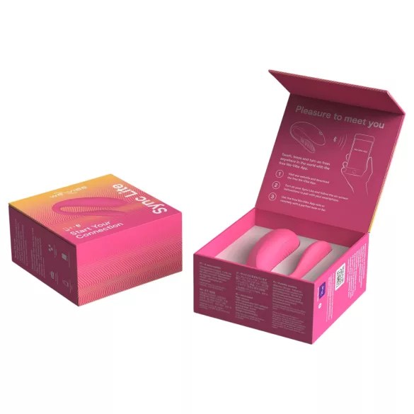 We-Vibe Sync Lite - párový vibrátor - chytrý, dálkový ovladač - růžový