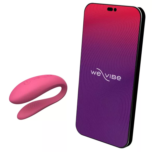 We-Vibe Sync Lite - párový vibrátor - chytrý, dálkový ovladač - růžový