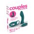 Couples Choice - vibrátor 3v1 pro páry - variabilní - tyrkysový