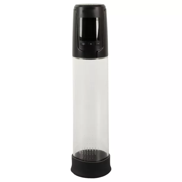 Mister Boner - automatická vakuová pumpa na penis - dobíjecí - černá/průhledná